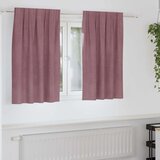  Zavjese za zamračivanje 2 pcs Tamno ružičasta 140 x 140 cm | shoptok.hr