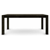  Hrastov stol 180 x 80 cm, crni sa srebrnim efektom | shoptok.hr