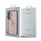 Guess PU Grained 4G Metal Logo Zadní Kryt pro Samsung Galaxy S25+ Pink Ovitek za telefon Vijolična | Shoptok.si