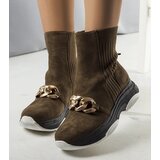 D/CEO Black wedge heeled boots Etylioo | Shoptok.si