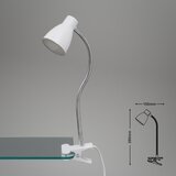 BRILONER 2615-016P - LED lampa sa stezaljkom GRIP LED/2,5W/230V bela | Eponuda.com