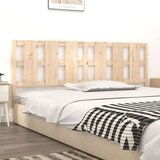  Posteljno vzglavje 205,5x4x100 cm trdna borovina, (20726329) | Shoptok.si