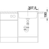 Blanco sudopera DALAGO 6 ANTRACIT 615x510/190 mm | ePonuda.com