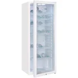 Izjemni GKS240-GT-160C beli hladilnik s steklenimi vrati, hladilnik za pijace