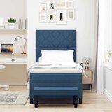  Krevet s opruga kutije s jastukom Plava 90 x 190 cm tkanina | shoptok.hr