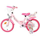 Volare dječji bicikl Unicorn 14″ ružičaste boje, s dvije ručne kočnice | shoptok.hr