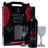 Status Set Crveno vino za dvoje + dve čaše, 0.75l Cene