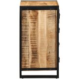 vidaXL Predalčnik 40x40x90 cm Masivni neobdelan les Mango | Shoptok.si