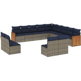  Vrtni set s jastucima, 14 dijelova, poliratan | shoptok.hr