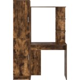  Miza s shrambo z vrati 2 pcs Dimljeni oreh 78,5 x 37 x 154,5 cm | Shoptok.si