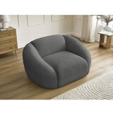 Bobochic Paris Siva fotelja od bouclé tkanine Tina – | shoptok.hr