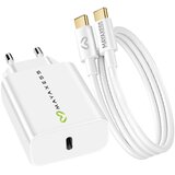 Oem Mayaxess, Omrežni polnilnik za Galaxy A53 20W + 1m USB-C kabel, Bela, (5000275893) Cene