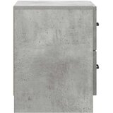  Nočna omarica 2 pcs Betonsko siva 43 x 34,5 x 44,5 cm, (5000210018) | Shoptok.si