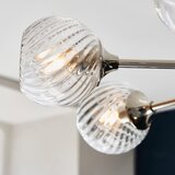  Endon 104051 - Luster na šipci ALLEGRA 8xE14/7W/230V sjajni hrom | Eponuda.com