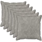  Presvlaka za jastuk 6 pcs HOUTEN Svjetlosiva 70 x 70 cm Cijene