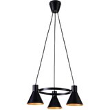 Candellux luster/visilica-more viseća lampa 3X40W E27 crna mat Cene