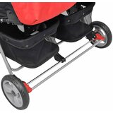  Dječja Kolica za Blizance Čelik Crveno-Crna | shoptok.hr