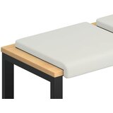  Jastučić za klupu 2 kom. Umjetna koža Bijela Dubina 35 cm | shoptok.hr