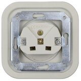  Elhard - Keramička retro kućna utičnica bez okvira 230V, bela | Eponuda.com