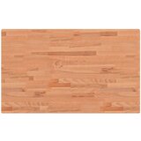 vidaXL Delovna miza 100x60x(71,5-98) cm trdna bukovina pravokotna | Shoptok.si