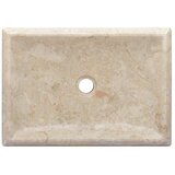  Umivaonik krem boje 50 x 35 x 10 cm mramorni | shoptok.hr
