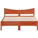  Okvir kreveta voštano smeđi 120 x 200 cm od masivne borovine | shoptok.hr