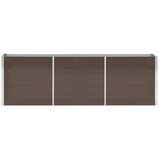  Povišena vrtna gredica od pocinčanog čelika 240x40x77 cm smeđa | shoptok.hr