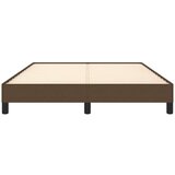 vidaXL Posteljni okvir temno rjav 140x190 cm blago | Shoptok.si