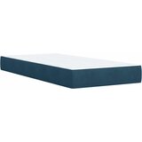 Box spring krevet s madracem tamnoplavi 80 x 200 cm baršunasti | shoptok.hr