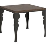 Itamoby   Paxon Libra (90x90/180 cm) - oreh, barva nog: antracit - preklopna jedilna miza, (20842046) | Shoptok.si