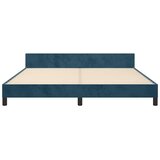  Okvir za krevet s uzglavljem tamnoplavi 180x200 cm baršunasti | Eponuda.com