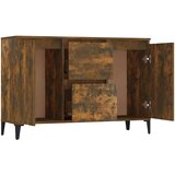  Komoda boja dimljenog hrasta 102 x 35 x 70 cm konstruirano drvo | Eponuda.com