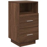 vidaXL Noćni ormarići 2 kom s 2 ladice smeđi hrast 36x36x68 cm | shoptok.hr