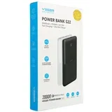 S22 prenosna baterija 20000mAh ultra slim,črna