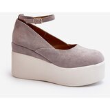 Boto Women's Grey Wedge Espadrilles Malla | ePonuda.com