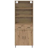  Highboard s ladicama Umjetnički hrast 69,5 x 34 x 180 cm | Eponuda.ba
