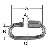 VORMANN rapid karika niro 4,0mm 1kom. Cene