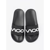 Shelvt Black flip-flops with inscription | shoptok.hr