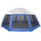  Šator za bazen s uklonjivim letvicama i mrežastim stjenkama Plava 612 x 612 cm | shoptok.hr