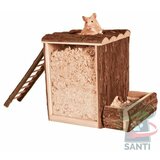 Trixie Drvena kućica sa pleksigas paravanom - za miša Cene'.'