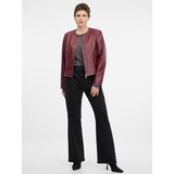 Orsay Burgundy women's faux leather jacket - Women's | ePonuda.com