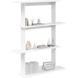  Polica zidna Bijela 100 x 20 x 126 cm Konstruirano drvo | Shoptok.si