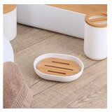 Tendance posuda za sapun Bath poliresin/bambus-bambus 12,5x9,5x2,5cm Cene