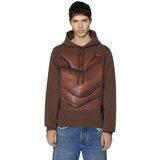 Diesel Sweatshirt - PR-S-GINN-HOOD-NP SWEAT-SHIRT brown Cene