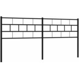  Metalno zamjensko uzglavlje crno 160 cm | shoptok.hr