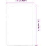 Ukrasni tepih od jute s podlogom od lateksa 180 x 250 cm | shoptok.hr