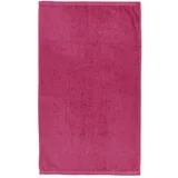 Temno rožnata hitro sušeča frotirna bombažna brisača 70x120 cm Quick Dry –