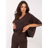 Italy Moda Sweater-IT-SW-2202.52-dark brown | Shoptok.si