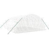  Staklenik s čeličnim okvirom bijeli 30 m² 6 x 5 x 2,3 m | shoptok.hr