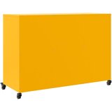 Komoda boja senfa 100,5x39x72 cm čelični | shoptok.hr
